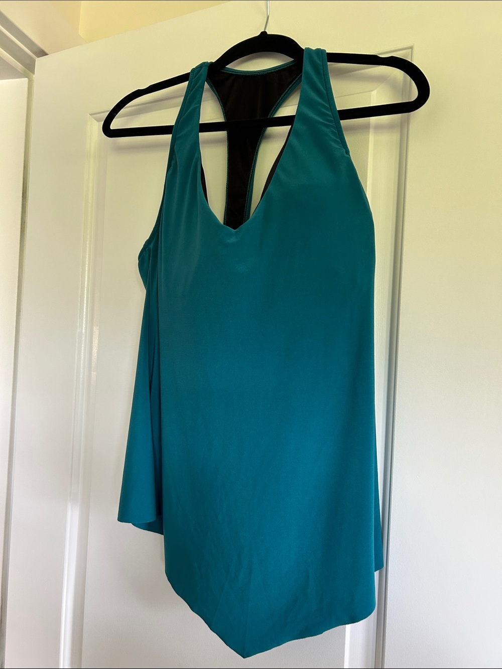 Teal Women's Swim Tankini Top - Magic Suit. Boy short bottom.